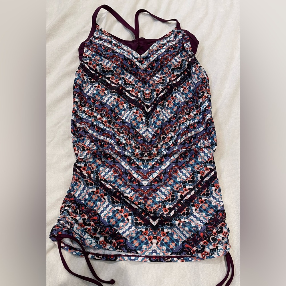 Colorful Patterned Athletic Top